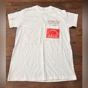 NWOT Marvel CV Los Angeles LA-CA Size Small White T-shirt Spiderman